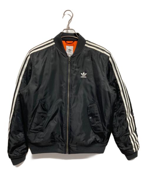 adidas（アディダス）adidas (アディダス) BOMBER PADDED JACKET ブラック サイズ:Lの古着・服飾アイテム