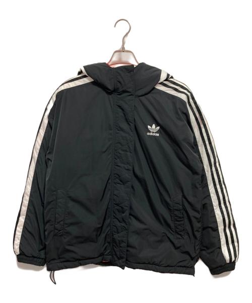 adidas（アディダス）adidas (アディダス) SHORT DOWN JACKET 中綿ジャケット ブラック サイズ:OTの古着・服飾アイテム