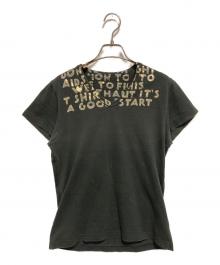 MARTIN MARGIELA（マルタン・マルジェラ）の古着「AIDS TEE」｜ブラック