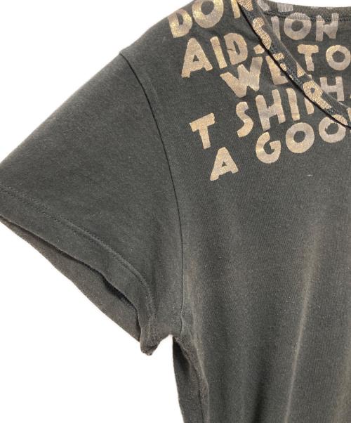 MARTIN MARGIELA（マルタン・マルジェラ）Martin Margiela (マルタン・マルジェラ) AIDS TEE ブラック サイズ:Sの古着・服飾アイテム