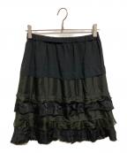JUNYA WATANABE MANジュンヤワタナベマン）の古着「フリルスカート」｜ブラック