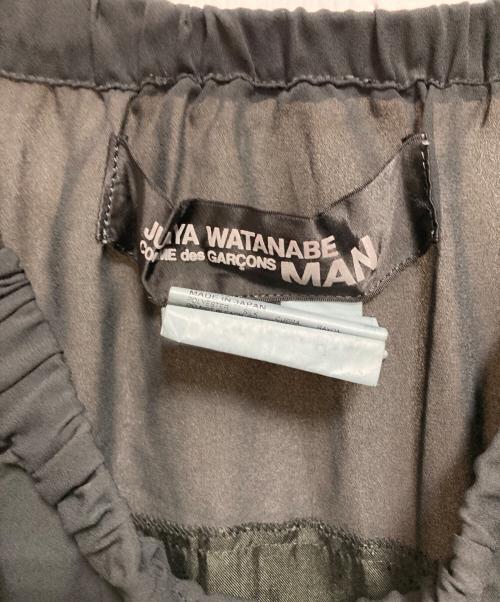 JUNYA WATANABE MAN（ジュンヤワタナベマン）JUNYA WATANABE MAN (ジュンヤワタナベマン) フリルスカート ブラック サイズ:Ｍの古着・服飾アイテム