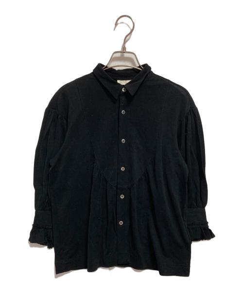 TAO COMME des GARCONS（タオ コムデギャルソン）TAO COMME des GARCONS (タオ コムデギャルソン) フリルシャツ ブラック サイズ:Sの古着・服飾アイテム