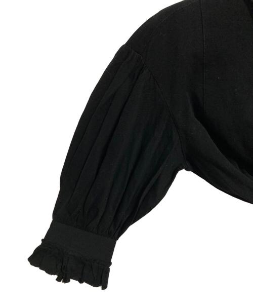 TAO COMME des GARCONS（タオ コムデギャルソン）TAO COMME des GARCONS (タオ コムデギャルソン) フリルシャツ ブラック サイズ:Sの古着・服飾アイテム