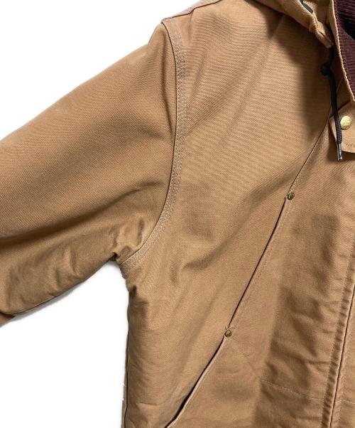 TOUGH DUCK（タフダック）tough duck (タフダック) ダック地フーデッドコート ベージュ サイズ:Lの古着・服飾アイテム