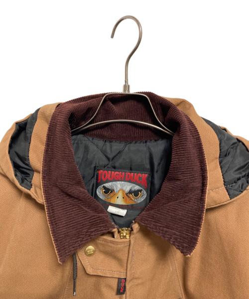 TOUGH DUCK（タフダック）tough duck (タフダック) ダック地フーデッドコート ベージュ サイズ:Lの古着・服飾アイテム