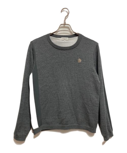 LANVIN SPORT（ランバン スポーツ）LANVIN SPORT (ランバン スポーツ) クルーネックニット グレー サイズ:40の古着・服飾アイテム