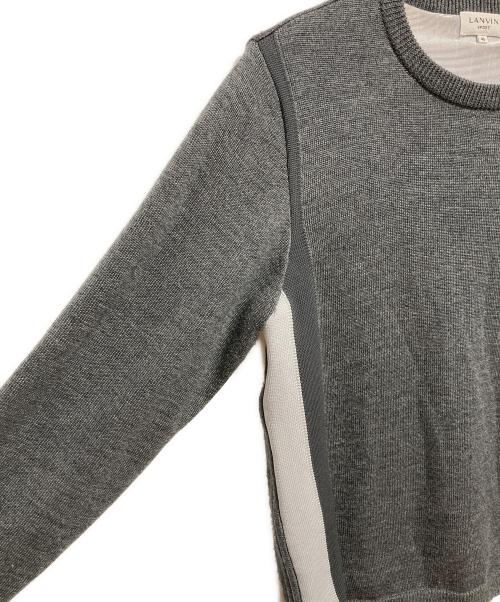 LANVIN SPORT（ランバン スポーツ）LANVIN SPORT (ランバン スポーツ) クルーネックニット グレー サイズ:40の古着・服飾アイテム