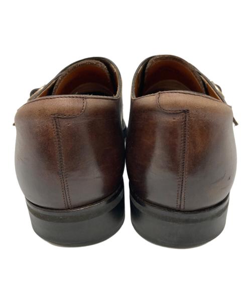 AIR WALK（エアウォーク）AIR WALK (エアウォーク) GEL-BIZ モンクストラップシューズ ブラウン サイズ:25cmの古着・服飾アイテム