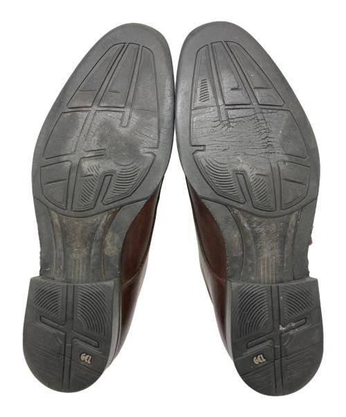 AIR WALK（エアウォーク）AIR WALK (エアウォーク) GEL-BIZ モンクストラップシューズ ブラウン サイズ:25cmの古着・服飾アイテム