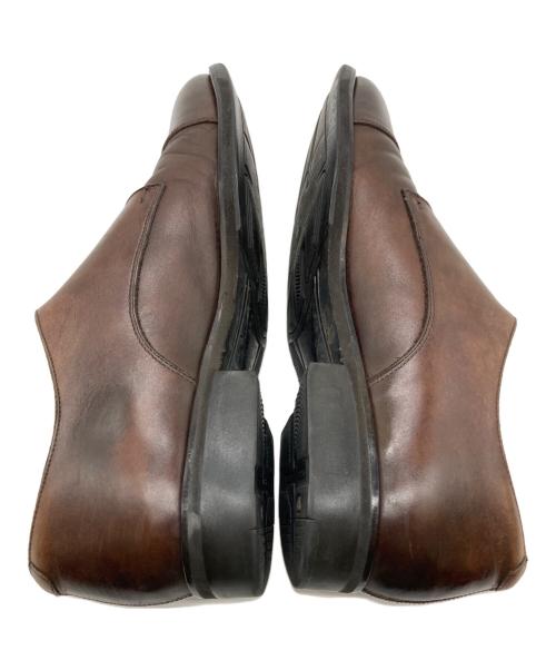 AIR WALK（エアウォーク）AIR WALK (エアウォーク) GEL-BIZ モンクストラップシューズ ブラウン サイズ:25cmの古着・服飾アイテム