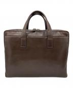 LANVIN COLLECTIONランバンコレクション）の古着「レザーブリーフケース」｜ブラウン