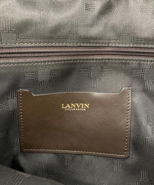 LANVIN COLLECTION（ランバンコレクション）LANVIN COLLECTION (ランバンコレクション) レザーブリーフケース ブラウンの古着・服飾アイテム