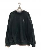 spun spirit×RHC Ron Hermanスパンスピリットクロージング×アールエイチシー ロンハーマン）の古着「クルーネックスウェット」｜ブラック