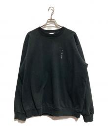 spun spirit×RHC Ron Herman（スパンスピリットクロージング×アールエイチシー ロンハーマン）の古着「クルーネックスウェット」｜ブラック
