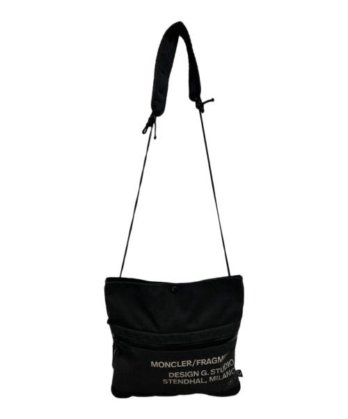 MONCLER（モンクレール）MONCLER (モンクレール) FRAGMENT DESIGN (フラグメントデザイン) ショルダーバッグ ブラックの古着・服飾アイテム