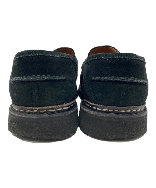 berwick（バーウィック）berwick (バーウィック) スウェードローファー ブラック サイズ: 6 1/2の古着・服飾アイテム