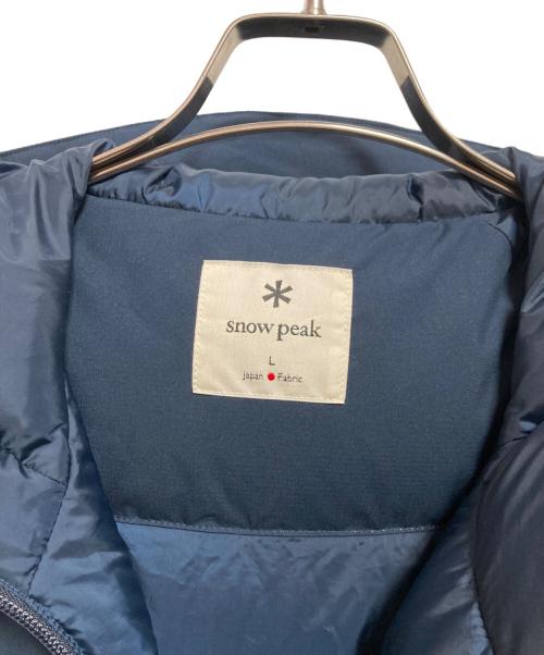 Snow peak（スノーピーク）Snow peak (スノーピーク) 2L Lightweight Down Jacket ネイビー サイズ:L 未使用品の古着・服飾アイテム