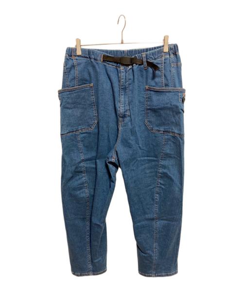GRIP SWANY（グリップスワニー）GRIP SWANY (グリップスワニー) JOG 3D WIDE CAMP PANTS インディゴ サイズ:Lの古着・服飾アイテム