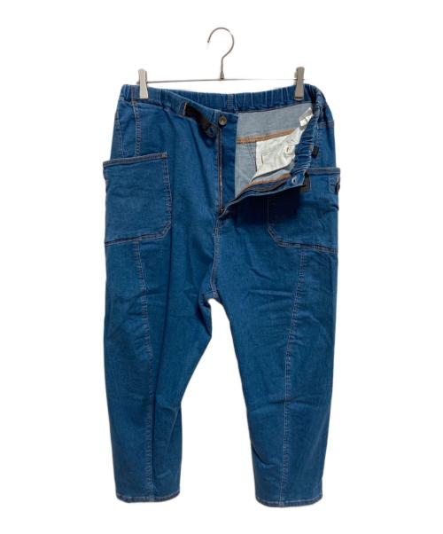 GRIP SWANY（グリップスワニー）GRIP SWANY (グリップスワニー) JOG 3D WIDE CAMP PANTS インディゴ サイズ:Lの古着・服飾アイテム