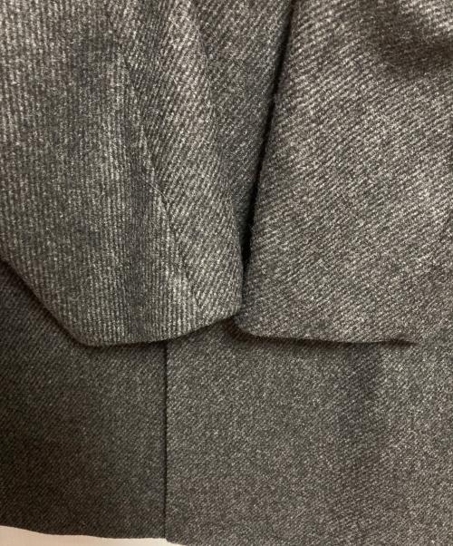 Paul Stuart（ポールスチュアート）Paul Stuart (ポールスチュアート) ウールカシミヤウーステッドスタンドカラーコート グレー サイズ:SIZE 48の古着・服飾アイテム