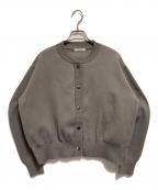 JOURNAL STANDARDジャーナルスタンダード）の古着「ウォッシャブルカーブスリーブクロップドカーディガン」｜グレー