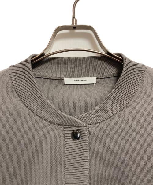 JOURNAL STANDARD（ジャーナルスタンダード）JOURNAL STANDARD (ジャーナルスタンダード) ウォッシャブルカーブスリーブクロップドカーディガン グレー サイズ:-の古着・服飾アイテム