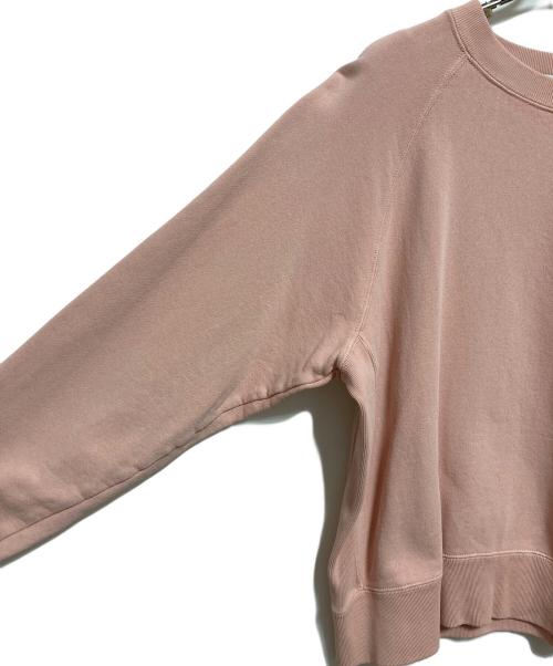 JOURNAL STANDARD relume（ジャーナルスタンダード レリューム）JOURNAL STANDARD relume (ジャーナルスタンダード レリューム) サイドリブコンパクトスウェット ピンク サイズ:FREEの古着・服飾アイテム