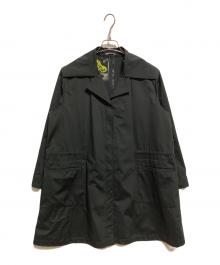 TOKUKO1erVOL（トクコプルミエヴォル）の古着「総柄裏地ジップアップコート」｜ブラック