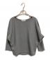 SOEJU（ソージュ）の古着「ウールライクコクーンブラウス8分袖」｜グレー