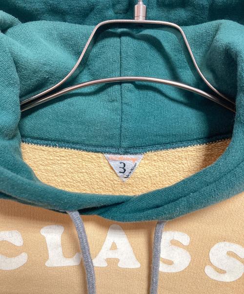 filmelange（フィルメランジェ）FilMelange (フィルメランジェ) VIDAL Pull Hoodie Print Sweat fade yellow イエロー サイズ:3の古着・服飾アイテム