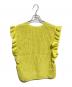 FUMIKA UCHIDA (フミカウチダ) 3G Mix Shetland OVER FRILL VEST イエロー サイズ:34：10000円