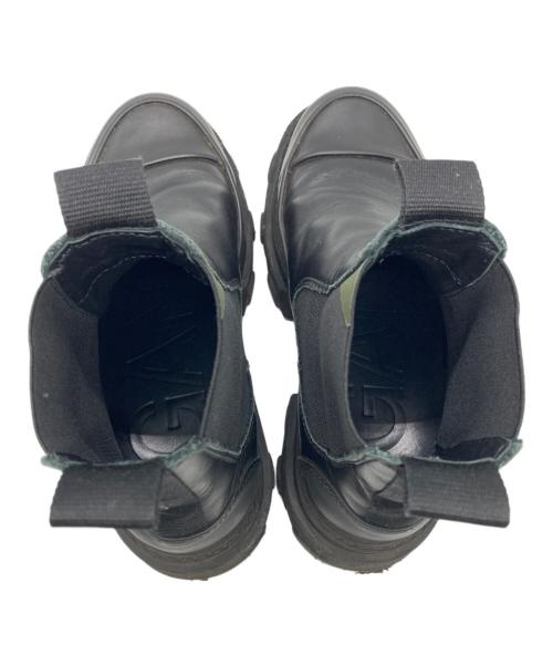 GANNI（ガニー）Ganni (ガニー) チェルシーブーツ ブラック サイズ:36の古着・服飾アイテム