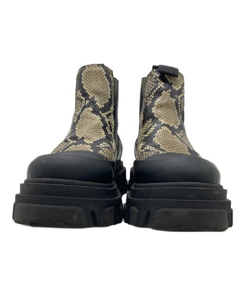 GANNI（ガニー）Ganni (ガニー) サイドゴアブーツ ベージュ サイズ:36の古着・服飾アイテム