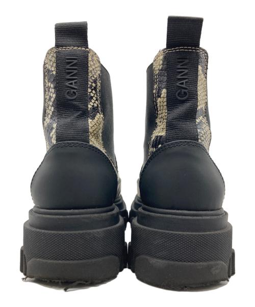 GANNI（ガニー）Ganni (ガニー) サイドゴアブーツ ベージュ サイズ:36の古着・服飾アイテム