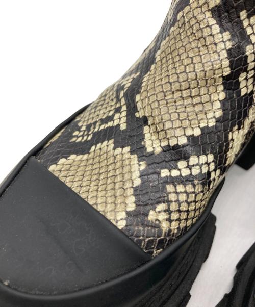 GANNI（ガニー）Ganni (ガニー) サイドゴアブーツ ベージュ サイズ:36の古着・服飾アイテム