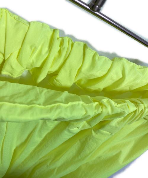 LE PHIL（ル フィル）LE PHIL (ル フィル) ナイロンロングスカート イエロー サイズ:1の古着・服飾アイテム