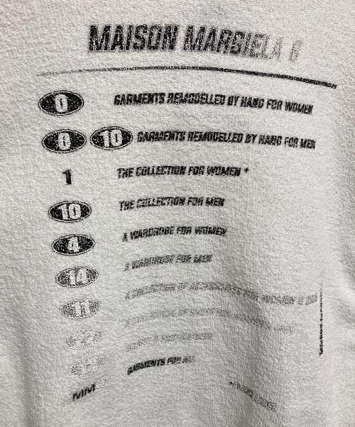 MM6 Maison Margiela（エムエムシックスメゾンマルジェラ）MM6 Maison Margiela (エムエムシックスメゾンマルジェラ) 21SS LOGO OVERSIZED HOODIE ホワイト サイズ:Mの古着・服飾アイテム