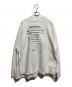 MM6 Maison Margiela（エムエムシックスメゾンマルジェラ）の古着「21SS LOGO OVERSIZED HOODIE」｜ホワイト