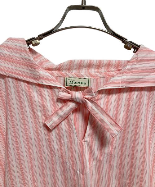 mexipa（メキパ）mexipa (メキパ) メキシカンマキシポンチョ ピンク サイズ:Sの古着・服飾アイテム