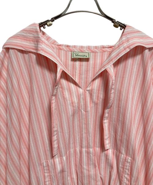 mexipa（メキパ）mexipa (メキパ) メキシカンマキシポンチョ ピンク サイズ:Sの古着・服飾アイテム