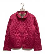 BURBERRY LONDONバーバリーロンドン）の古着「キルティングジャケット」｜ピンク