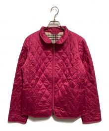 BURBERRY LONDON（バーバリーロンドン）の古着「キルティングジャケット」｜ピンク