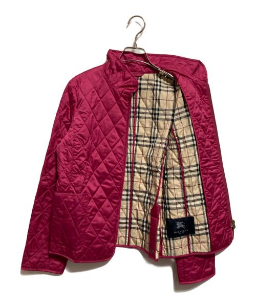 BURBERRY LONDON（バーバリーロンドン）BURBERRY LONDON (バーバリーロンドン) キルティングジャケット ピンク サイズ:9の古着・服飾アイテム