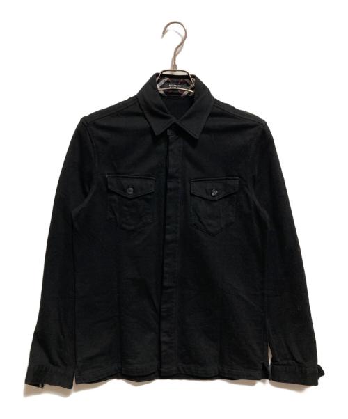 BURBERRY BLACK LABEL（バーバリーブラックレーベル）BURBERRY BLACK LABEL (バーバリーブラックレーベル) ポロシャツ ブラック サイズ:2の古着・服飾アイテム