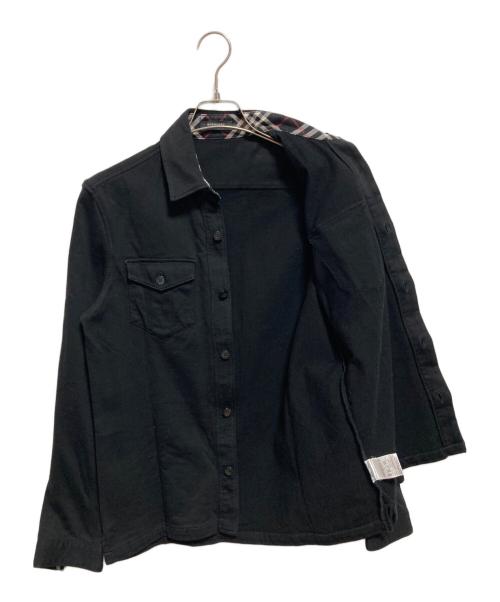 BURBERRY BLACK LABEL（バーバリーブラックレーベル）BURBERRY BLACK LABEL (バーバリーブラックレーベル) ポロシャツ ブラック サイズ:2の古着・服飾アイテム