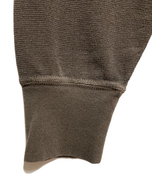 FRAMeWORK（フレームワーク）FRAMeWORK (フレームワーク) サーフニットヘンリーTee ブラウン サイズ:FREEの古着・服飾アイテム