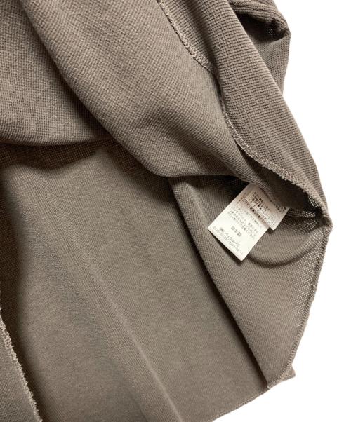 FRAMeWORK（フレームワーク）FRAMeWORK (フレームワーク) サーフニットヘンリーTee ブラウン サイズ:FREEの古着・服飾アイテム