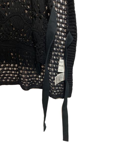 Scrap Book（スクラップブック）Scrap Book (スクラップブック) クロシェニットベスト ブラック サイズ:38の古着・服飾アイテム