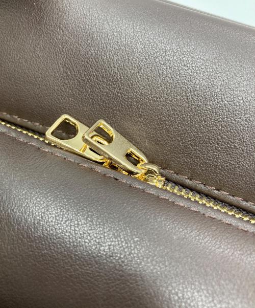 atneK（アトネック）atneK (アトネック) Scrap Book (スクラップブック) メタルボールボストン ブラウンの古着・服飾アイテム